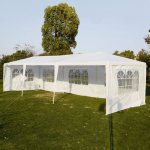 Costway 10'x30'Party Wedding Tent Canopy Heavy duty Pavilion 5 Sidewall