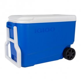 Igloo 38 qt. Ice Chest Cooler with Wheels, Blue