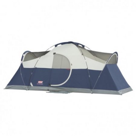 Coleman 8-Person Elite Montana Cabin Camping Tent with LED Lighting System