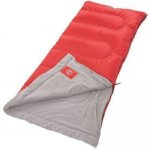 Coleman 50 F Rectangle Adult Sleeping Bag, Red