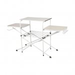 Ozark Trail Camp Kitchen Cooking Stand with Three Table Tops