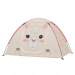 Firefly Outdoor Gear Izzie the Llama 2-Person Kid's Camping TentOff-white/Pink Color, One Room