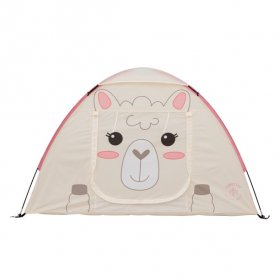 Firefly Outdoor Gear Izzie the Llama 2-Person Kid's Camping TentOff-white/Pink Color, One Room