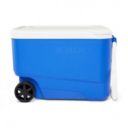 Igloo 38 qt. Ice Chest Cooler with Wheels, Blue