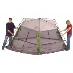 Coleman Screen House Canopy Sun Shelter Tent with Instant Setup, 1 Room, Green