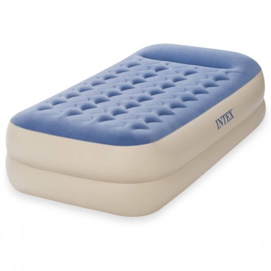 Intex 18\" Dura-beam Standard Raised Pillow Rest Air MattressTwin (Pump Not Included)