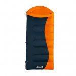 Coleman Montauk 20F Big and Tall Sleeping Bag, Tiger Lily Orange