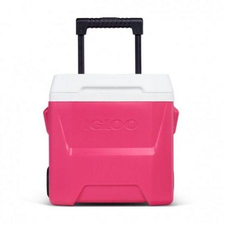 Igloo 16 qt. Laguna Roller Ice Chest Cooler with WheelsPink