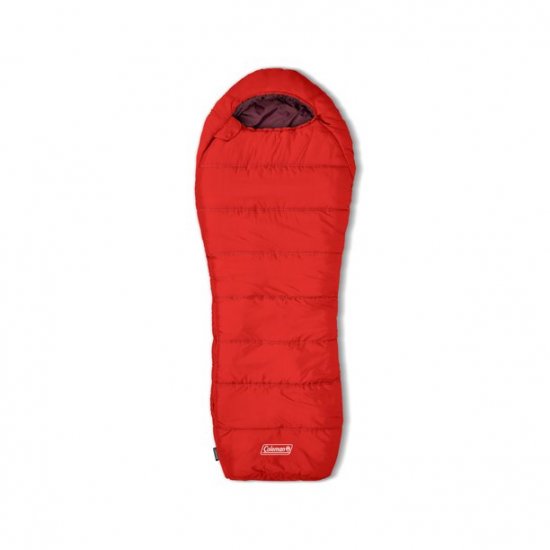 Coleman Tidelands 40 Mummy Insulated Sleeping Bag, Red