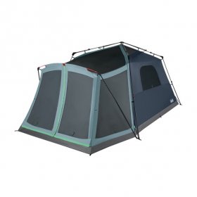Coleman Skylodge 10-Person Instant Camping Tent With Screen Room, Blue Nights