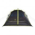 Coleman 6-Person Carlsbad Dark Room Dome Camping Tent with Screen Room, 2 Rooms, Green