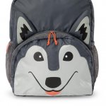 Firefly Outdoor Gear Aspen the Wolf Kid's BackpackGray, Unisex, Ages 4-8 (15 Liter)