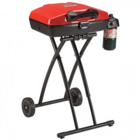 Coleman Portable Sportster 1-Burner Propane Grill with 11,000 BTUs, Red