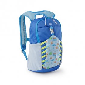Firefly Camping Gear 10 ltr. Backpacking Backpack, Blue and Green