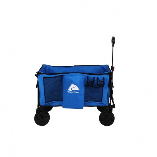 Ozark Trail All-Terrain Big Bucket Wagon, Blue, Adult Use