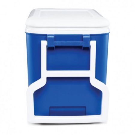 Igloo 38 Qt Wheelie Cool Rolling Ice Chest Cooler, Blue