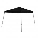 Ozark Trail 10' x 10' Instant Slant Leg Canopy, Black, outdoor canopy