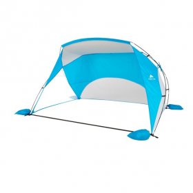 Ozark Trail Portable Sun Shelter Beach Tent, 8' x 6' with UV Protection