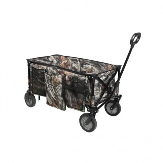 Ozark Trail Quad-Folding Wagon with Telescoping Handle, Camo