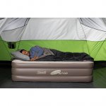 Coleman SupportRest Pillowstop 18" Double-High Airbed with Rechargeable Pump, Twin