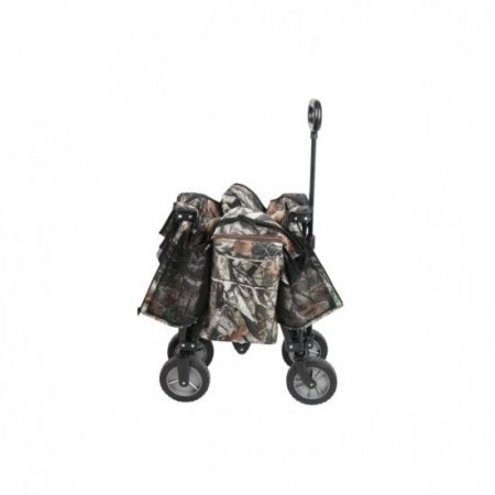 Ozark Trail Quad-Folding Wagon with Telescoping Handle, Camo