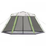 Coleman Screen House Canopy Sun Shelter Tent with Instant Setup, 1 Room, Green