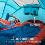 Coleman Pop-Up 2-Person Camp Tent