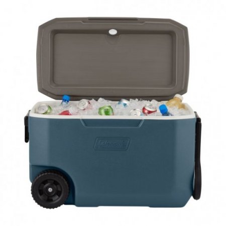 Coleman 62-Quart Xtreme 5-Day Hard Cooler with Wheels, Slate