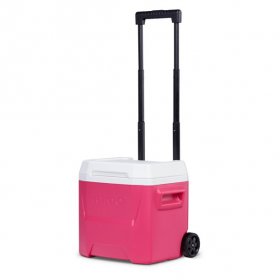 Igloo 16 qt. Laguna Roller Ice Chest Cooler with WheelsPink