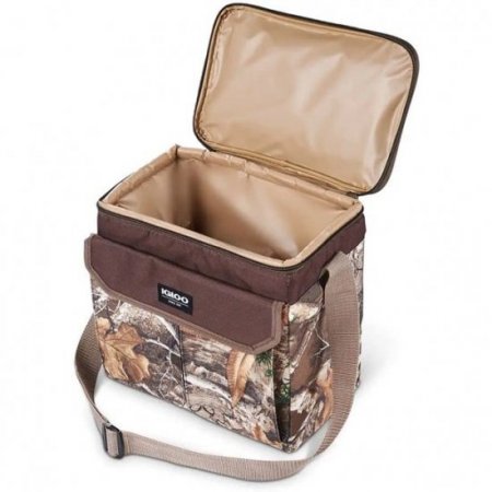 Igloo RealTree MaxCold 12-Can Soft-Side Cooler, Camouflage 64638