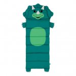 Firefly Outdoor Gear Chip the Dinosaur Kid's Sleeping BagGreen (65 in. x 24 in.)