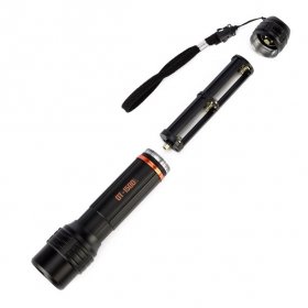 Ozark Trail 1500 Lumen Focusing Flashlight, IP67 Waterproof, Black