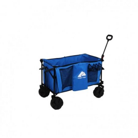 Ozark Trail All-Terrain Big Bucket Wagon, Blue, Adult Use