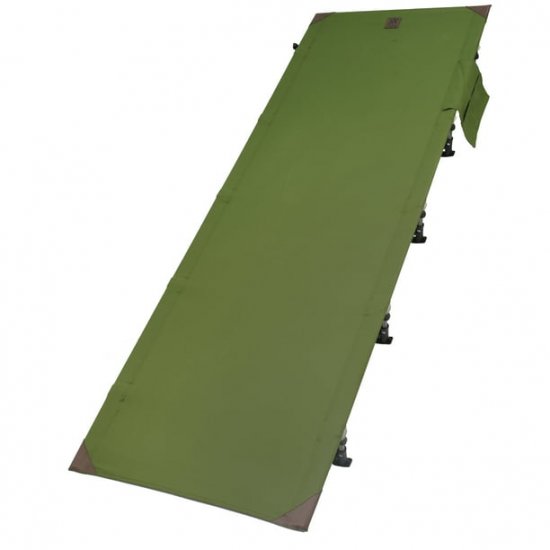 Kijaro Native Ultralight Cot, Hawksbill Crag Green, Assembled Size:75.6\" L x 6 H x 27.6 W