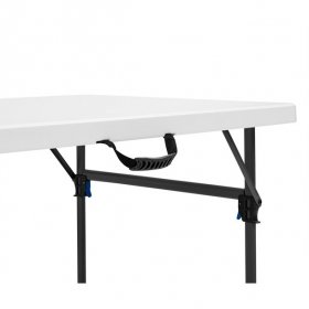 Mainstays 8 Foot Fold-in-Half Table, White