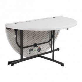 Lifetime 60-Inch Round Fold-In-Half Table (Commercial), 80806