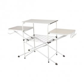 Ozark Trail Camp Kitchen Cooking Stand with Three Table Tops