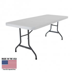 Lifetime 6 ft Commercial Folding Table, White 22901