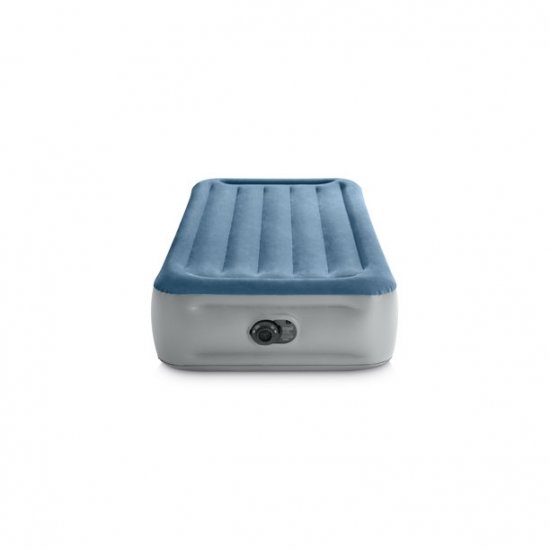 Intex 15\" Essential Rest Dura-Beam Airbed Mattress with Internal Pump included- TWIN