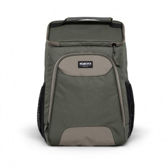 Igloo 24 Can Topgrip Soft Sided Cooler Backpack, Green