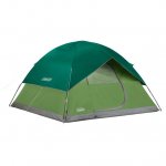 Coleman Sundome 6-Person, 10 x 10 x 6 feet, WeatherTec, Camp Tent, Spruce Green