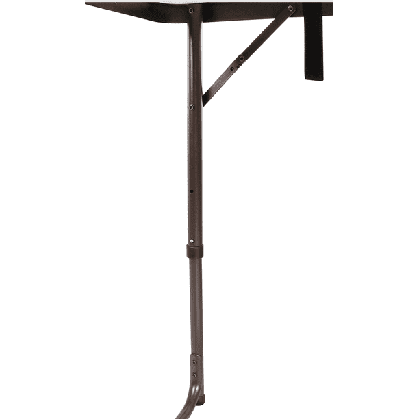 Ozark Trail Durable Steel and Aluminum Table and Stools, Open Dims 19.29" x 24.6", Brown