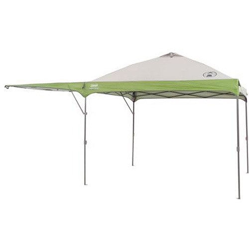 Coleman 10\' x 10\' Instant Straight Leg Canopy Gazebo with Added Swing Wall (100 Sq. ft Coverage)